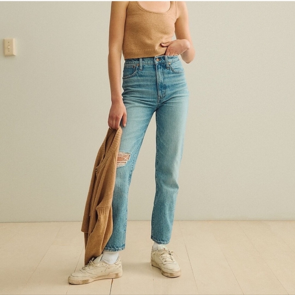 Madewell Perfect Vintage Straight Jean  Reinhart Wash